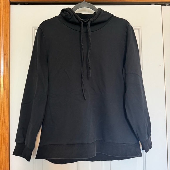 Jason Wu Hooded Mixed Media Hooded sweatshirt - Picture 1 of 8